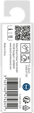 Broca helicoidal Bosch PRO Metal HSS-G 2,7 mm, pacote com 10 unidades.